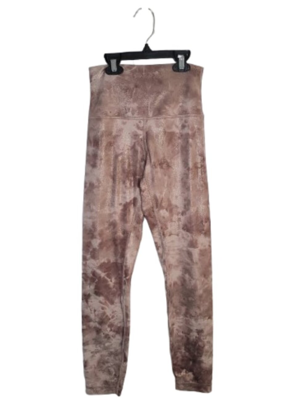 Lululemon Girls Leggings Brown Beige Tie‑Dye High‑Waist Size 4 - Picture 3 of 13